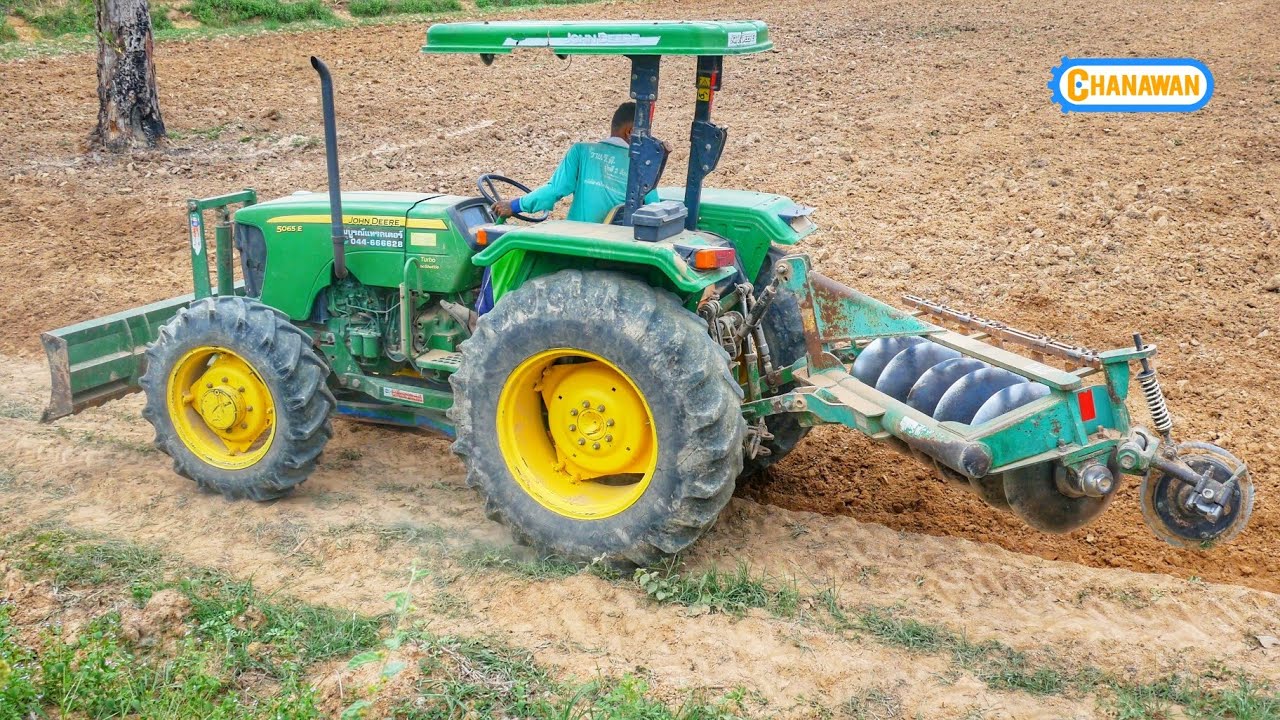 รถไถจอห์นเดียร์ JOHN DEERE 5065E สายไถมาแล้ว!! ไม่น่าเชื่อสามสูบ 65 แรงม้า ep.23