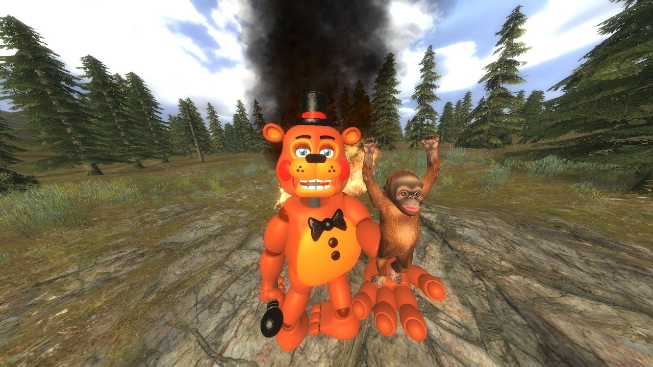 FREDDY AND FRIENDS GO CAMPING