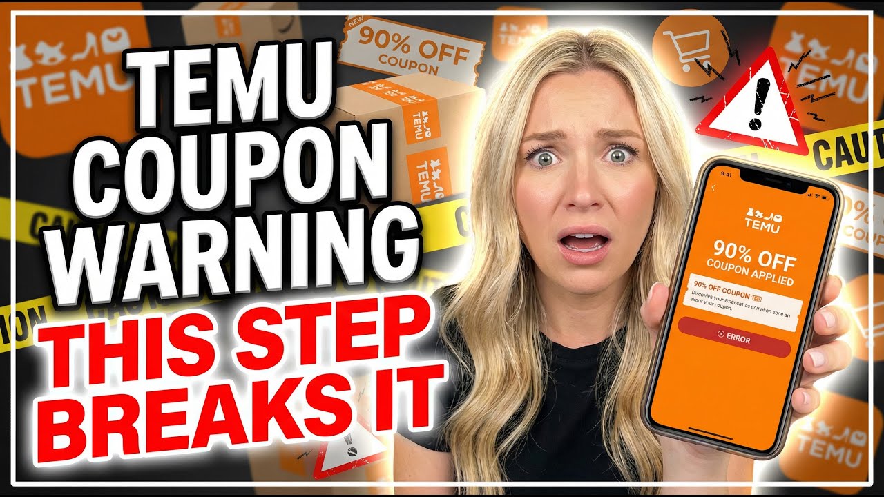 ⚠️ Temu Coupon Code WARNING! This One Step Breaks Everything 😬