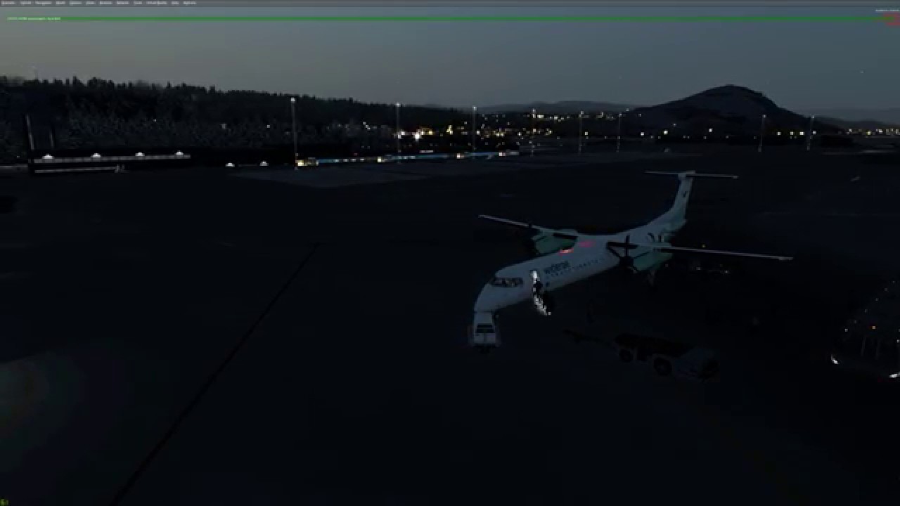 Short flight from Alta to Kiruna in the q400