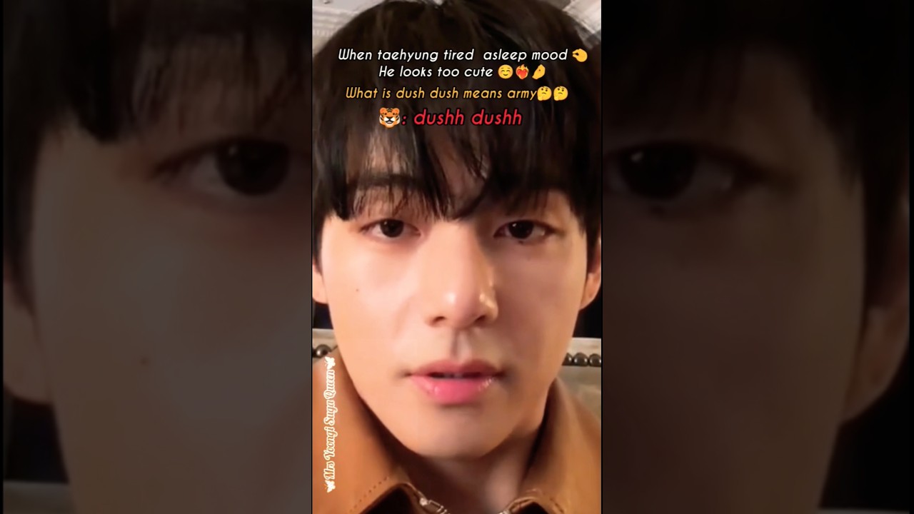 Tae asleep😴during live🤧| Taehyung live | taehyung update | bts v live | vlive 