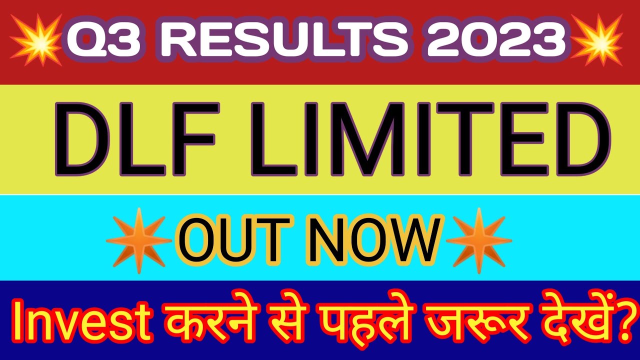 DLF Q3 Results 2023 | DLF Result Today | DLF Share News Today | DLF Result