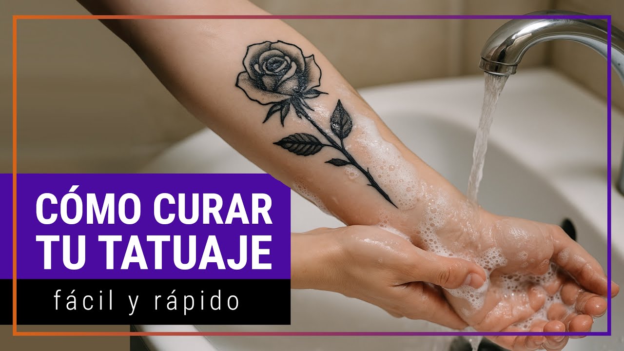Cómo CUIDAR un TATUAJE recién hecho FÁCIL y RÁPIDO
