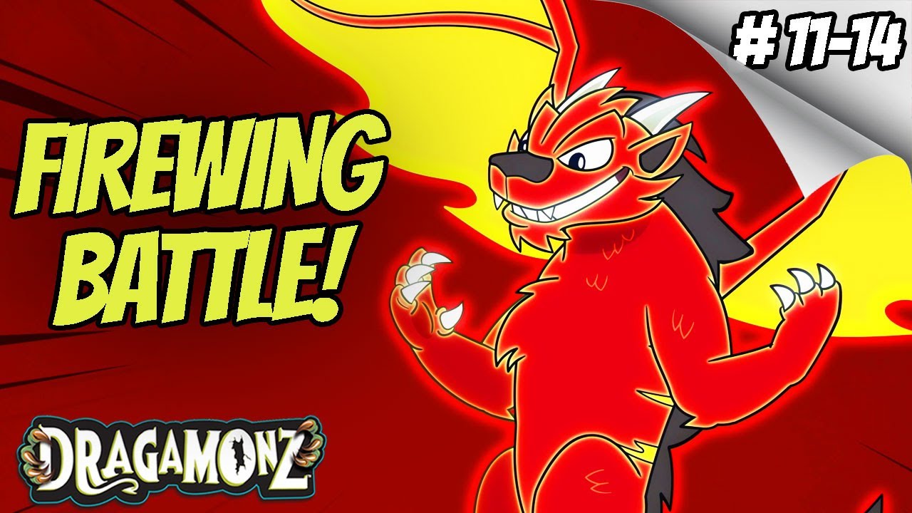 Dax and Boaragon Take On A FIREWING MYSTIC! | Episodes 11-14 | Dragamonz