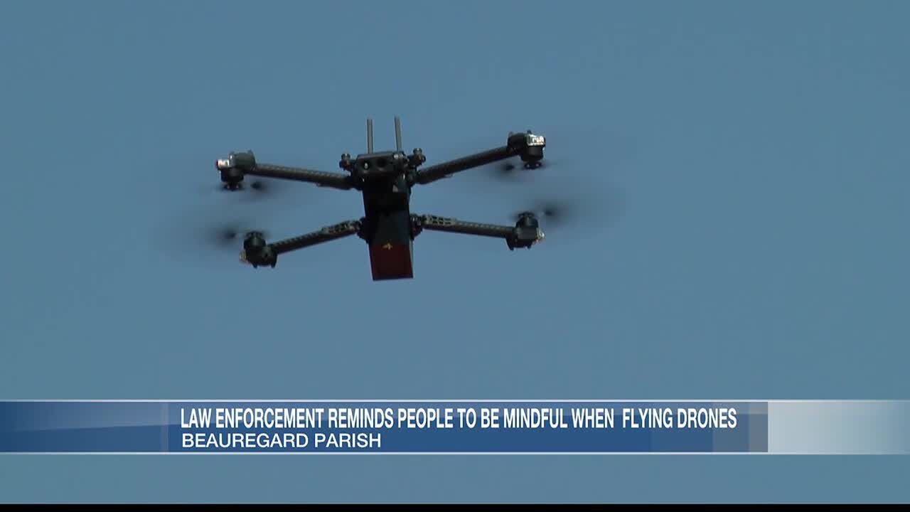 Law enforcement reminds public to be mindful of where they fly drones