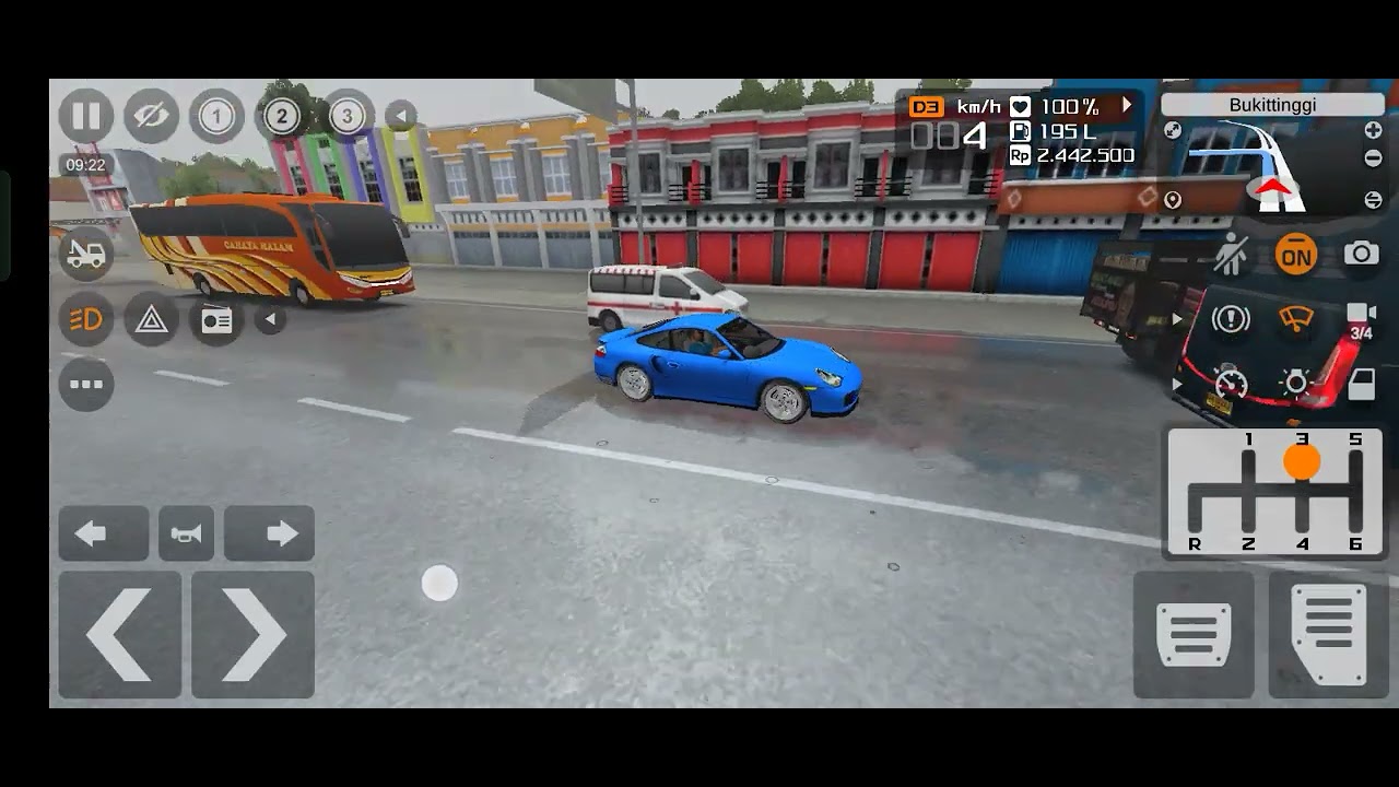 (BUSSID) Keliling Bukittinggi Pakai Porsche 911 Turbo 996