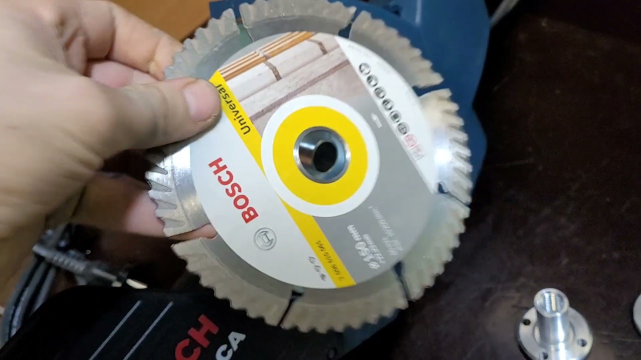 Распаковка бороздодела BOSCH GNF 35 CA