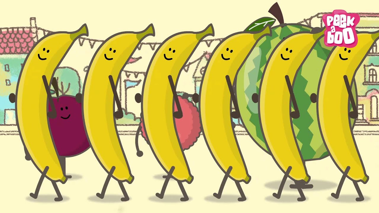 Banana Tanana | English Songs And Nursery Rhymes For Kids | Peekaboo