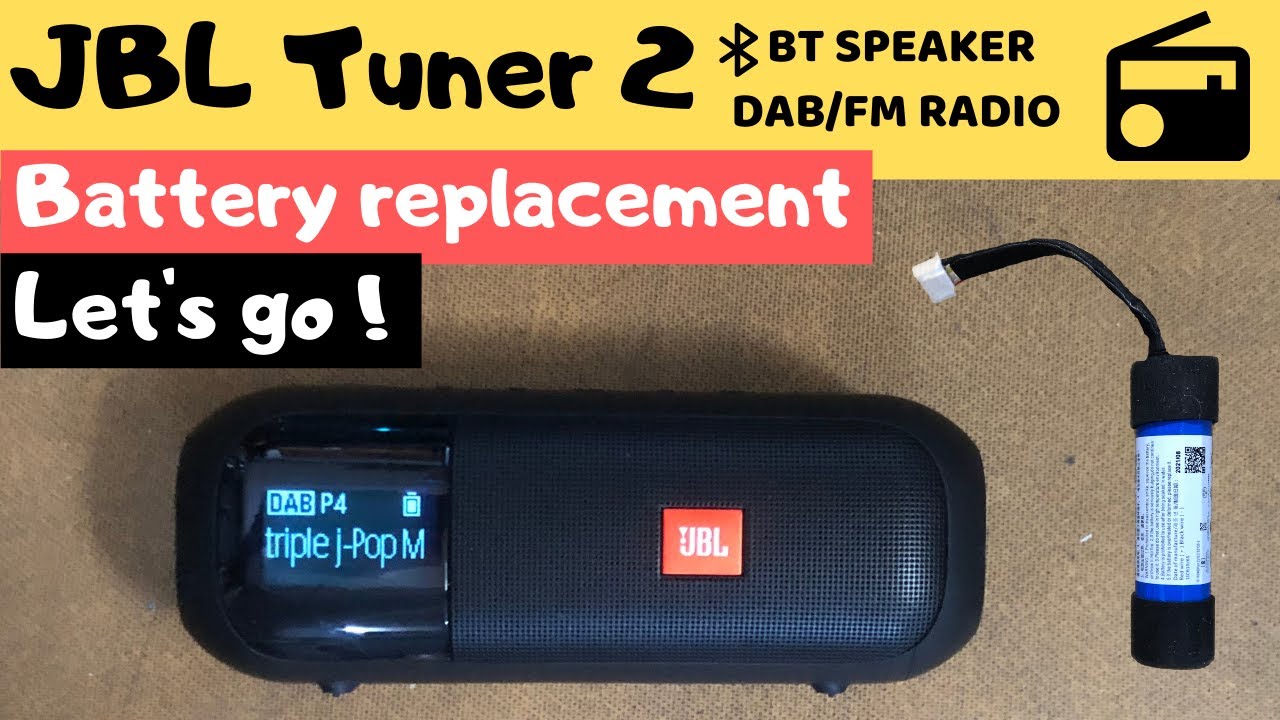 Jbl Tuner 2 Battery Replacement