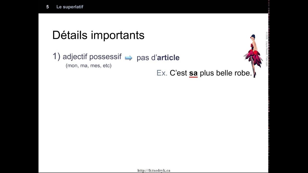Le superlatif
