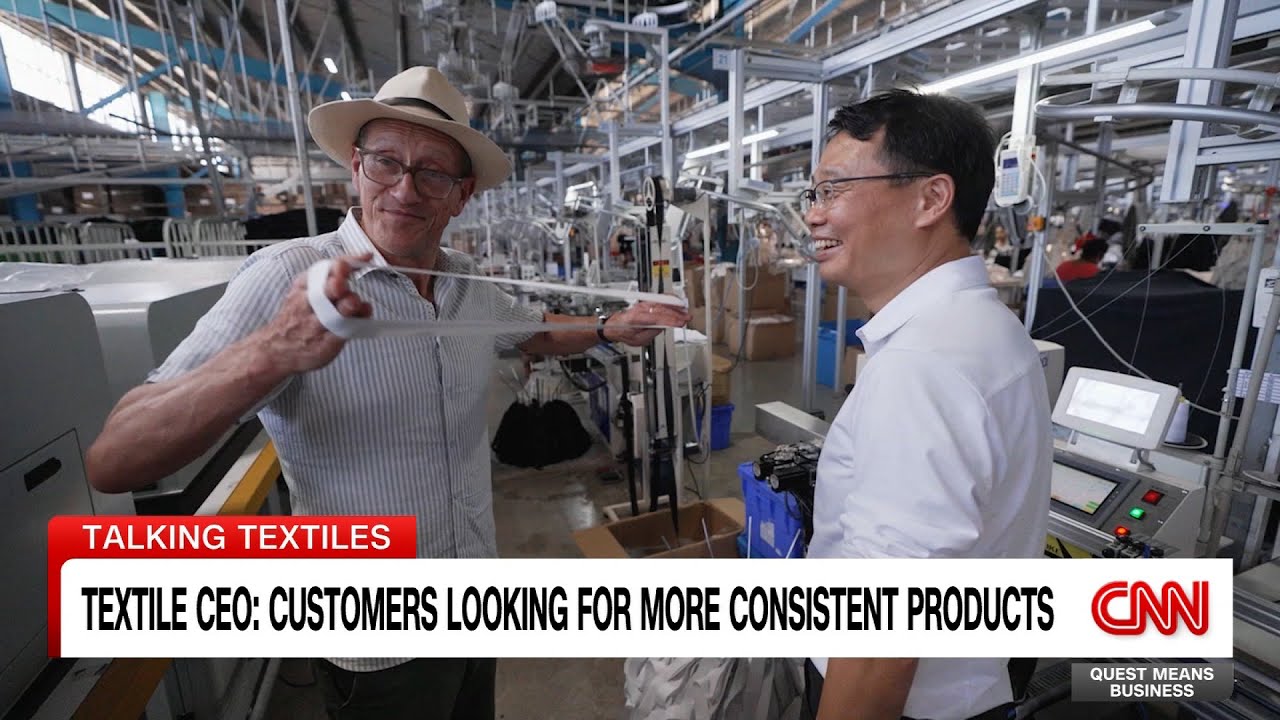 Richard Quest Explores a Textile Factory in Mauritius
