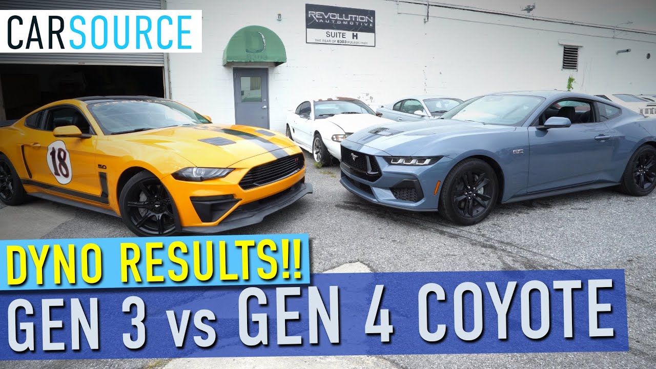 2024 Mustang Dyno Shootout! Gen3 vs Gen4 Coyote