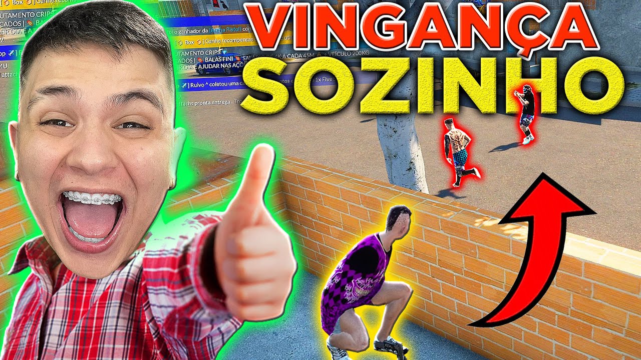 INVADl SOZINHO UMA FAVELA E MATEI MUITOS! GTA RP (Paulinho o LOKO)