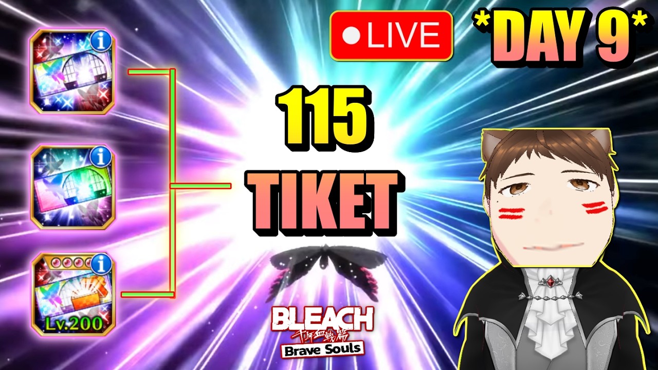 BAPAK KAU PESTA DUPE!! DAY 9 GACHA SEMUA TIKET B5/B6 | Bleach: Brave Souls