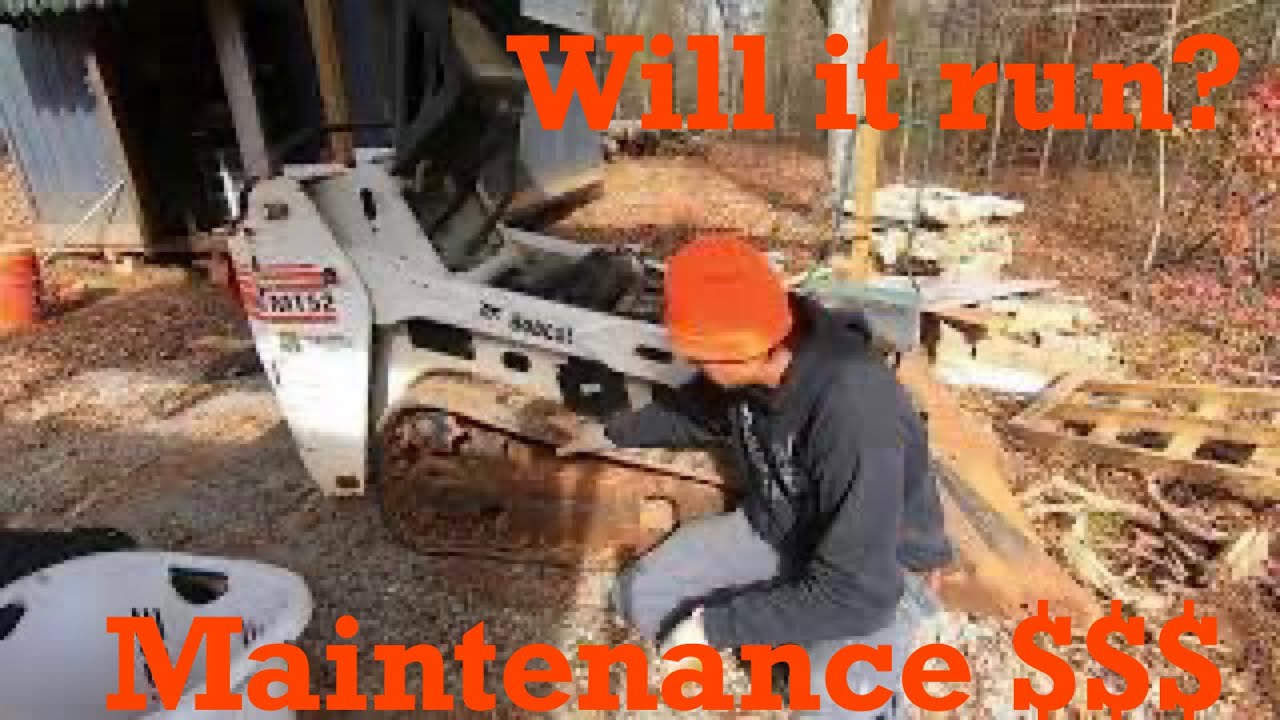 Fixing a mini skidsteer (bobcat MT52)