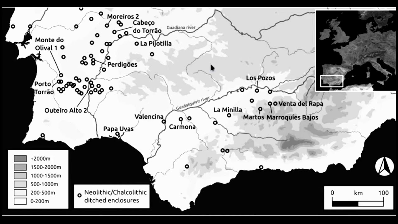 Recintos de fosos circulares concéntricos por Georgeos Díaz-Montexano