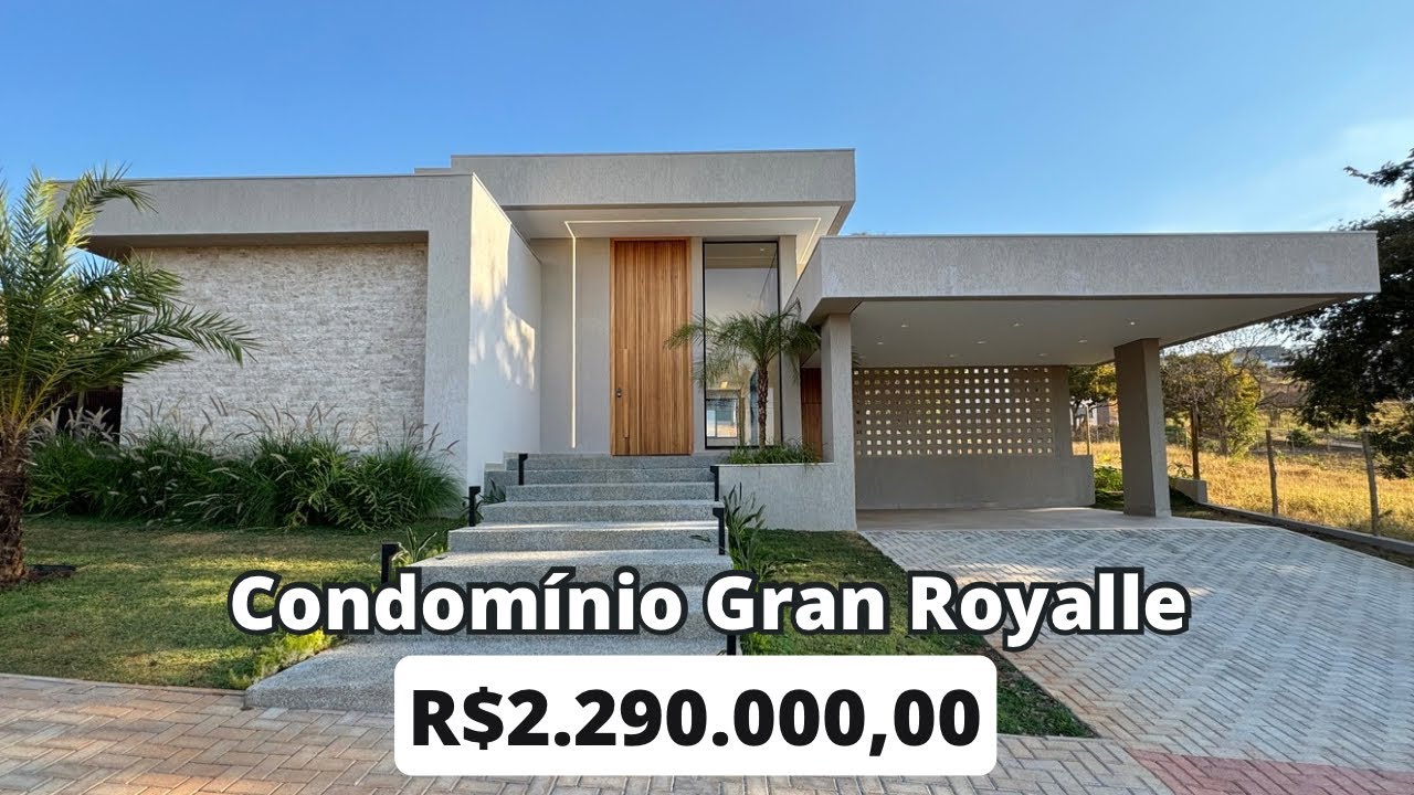 MARAVILHOSA CASA NO CONDOMÍNIO GRAN ROYALLE LAGOA SANTA MG