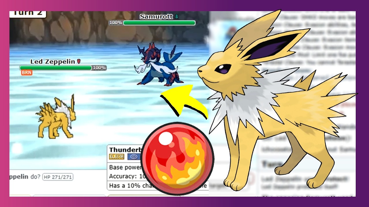 Jolteon de Quick Feet é Insano! - Showdown