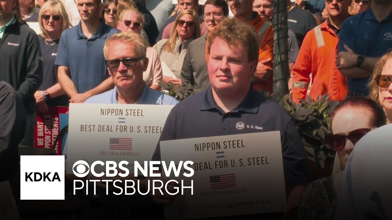 Some U.S. Steel employees rally in support of merger with Nippon