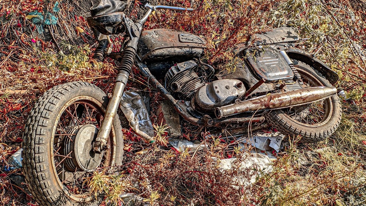 Motorcycle Restoration - Rusty Abandoned Motorcycle 1946 Years Old | Restoration Abandoned Moto