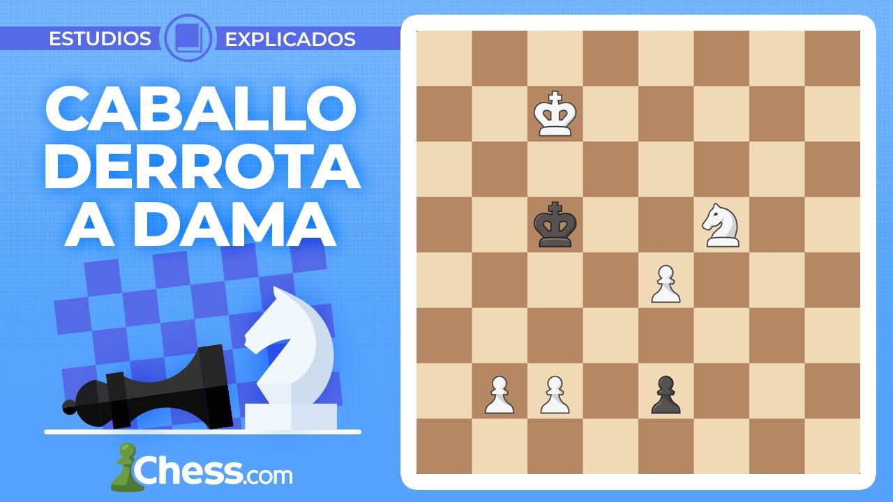 ¿El caballo puede ser más poderoso que una dama en ajedrez?