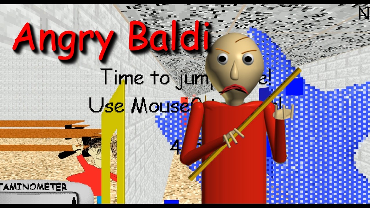 Baldi is Angry - Baldi's basics classic remastered decompiled mod