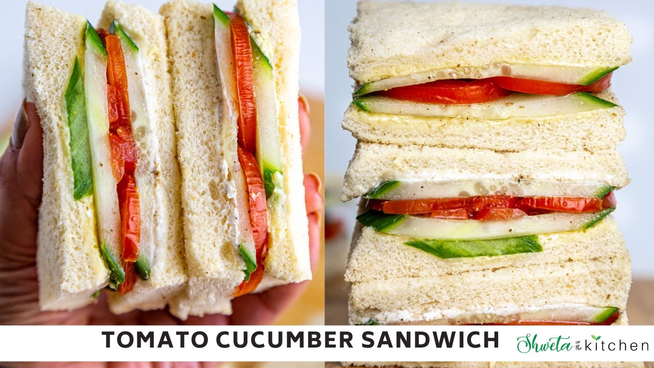 Simple Tomato Cucumber Sandwich Recipe