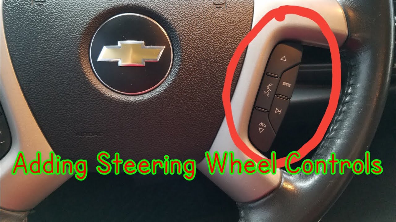 How to add steering wheel radio controls to your Silverado Sierra Tahoe Yukon