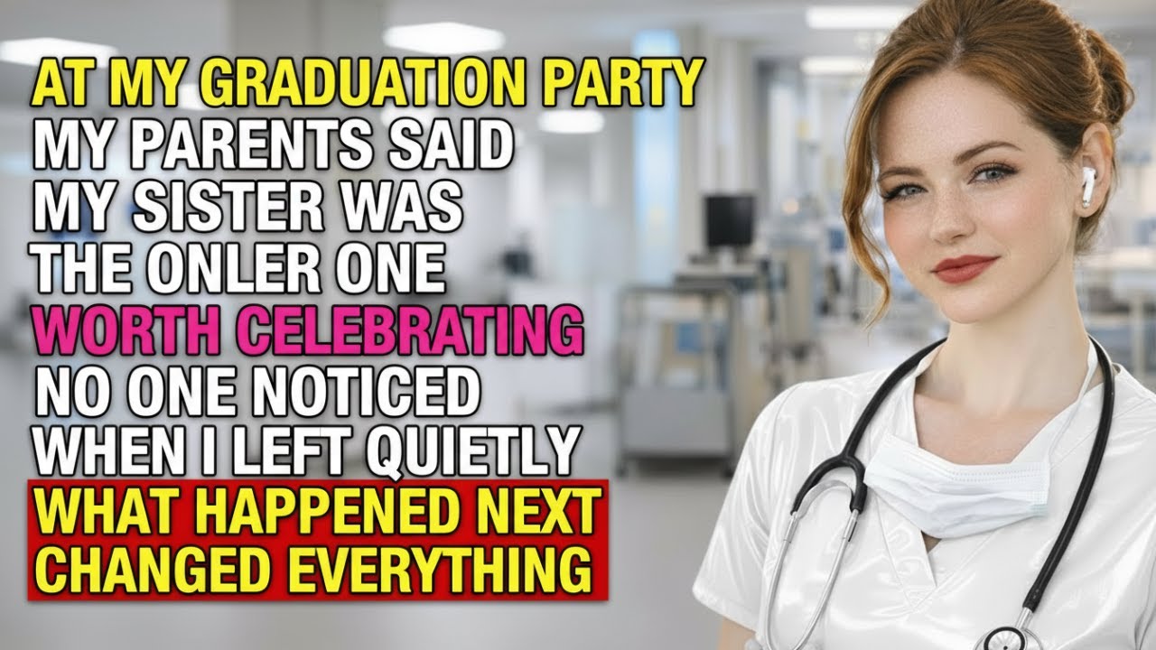 My Parents Celebrated My Sister at My Own Graduation Party — I Left Without a Word