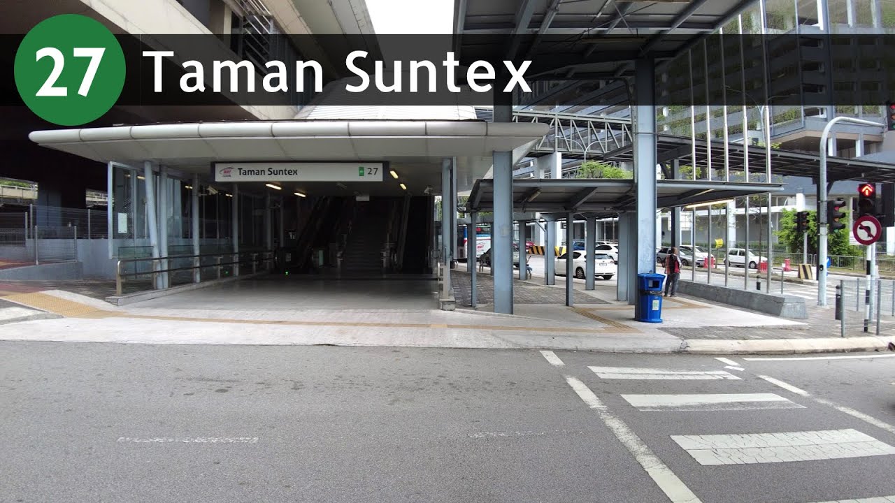 Taman Suntex MRT Station Interior & Exterior | Kajang Line