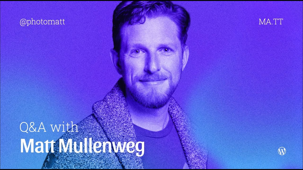 WordCamp Asia 2024: Matt Mullenweg Q&A