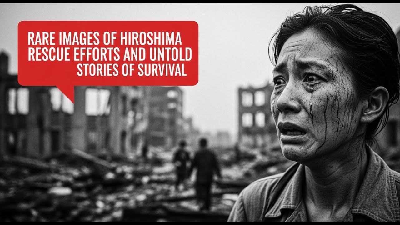 Rare Images of Hiroshima Rescue Efforts and Untold Stories of Survival