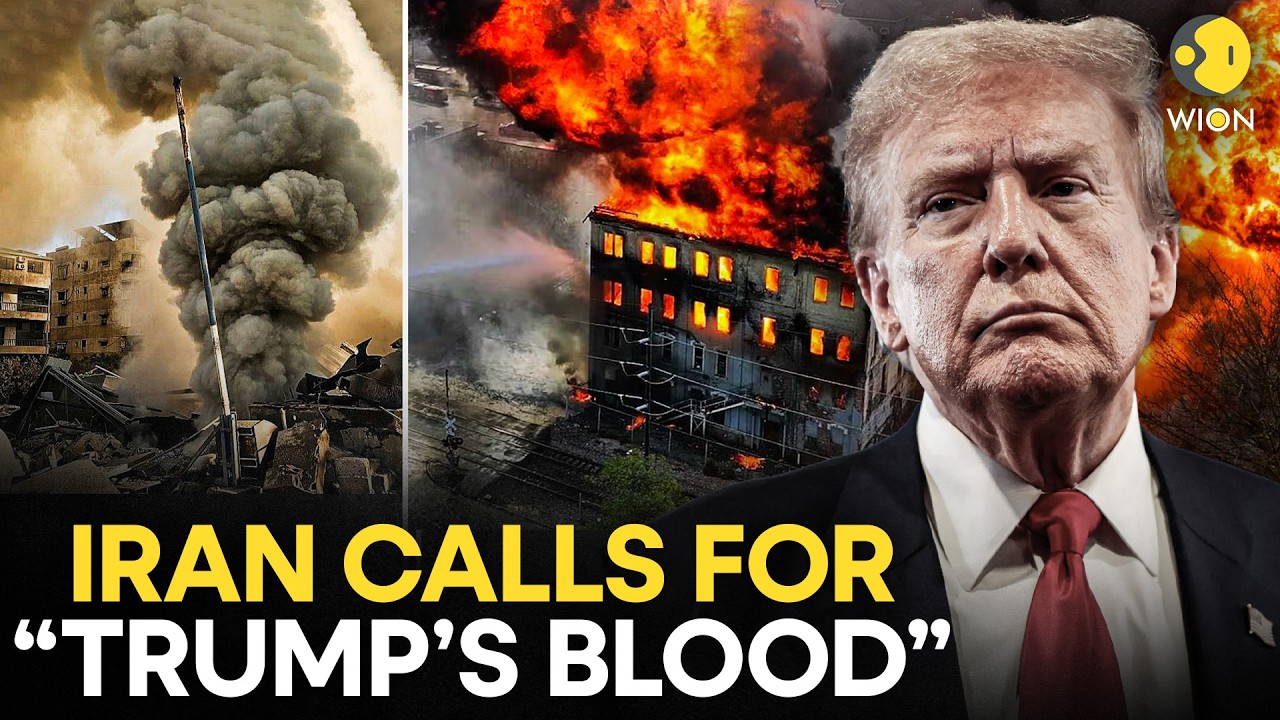 Israel-Iran War: Iran Calls for &ldquo;Trump&rsquo;s Blood&rdquo; Amid Fresh Missile Strikes | WION ORIGINALS