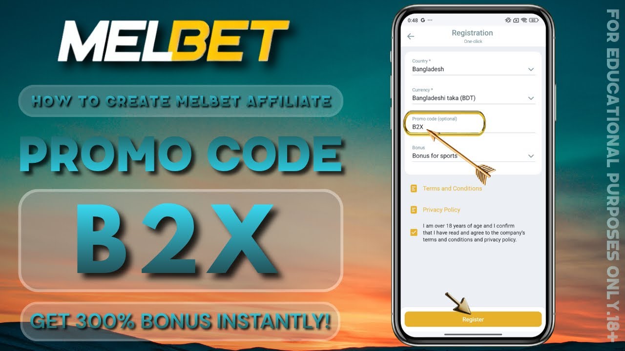 Промокод Melbet 2026 🤑 Получите 300% бонус мгновенно | Создайте свой собственный партнерский пром...