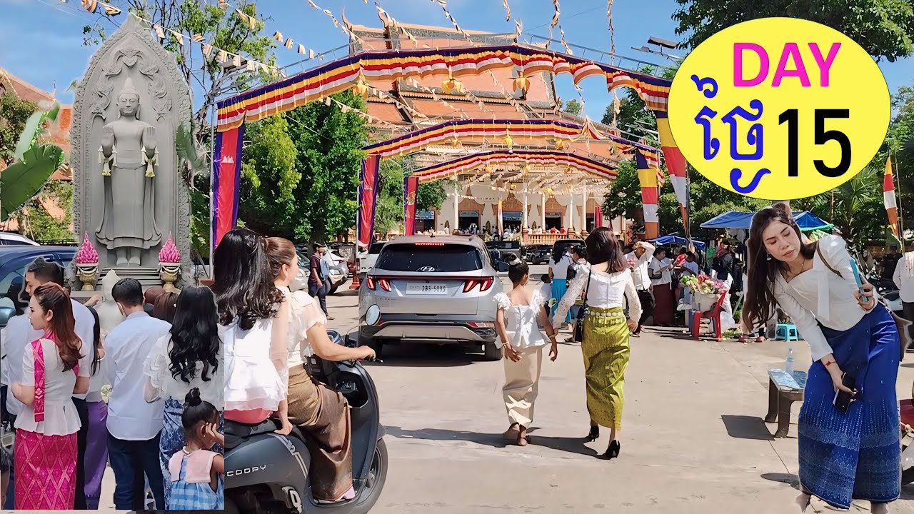 Pagodas On The Last Ancestors' Day | Khmer Tradition | Pchum Ben | ភ្ជុំបិណ្ឌ