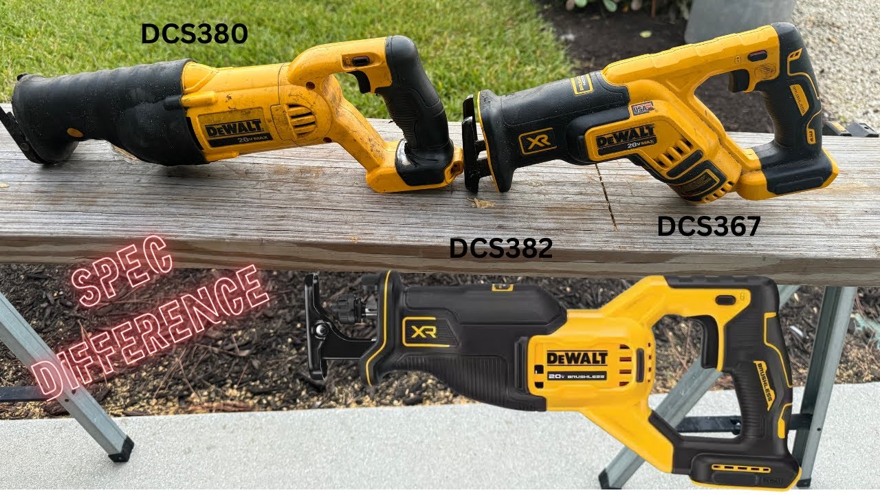 Specs on  Dewalt 20v Sawzalls (DCS367)( DCS380)( DCS382)