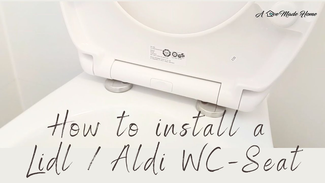 Как установить сиденье для унитаза Lidl Livarno/Aldi Easy Close