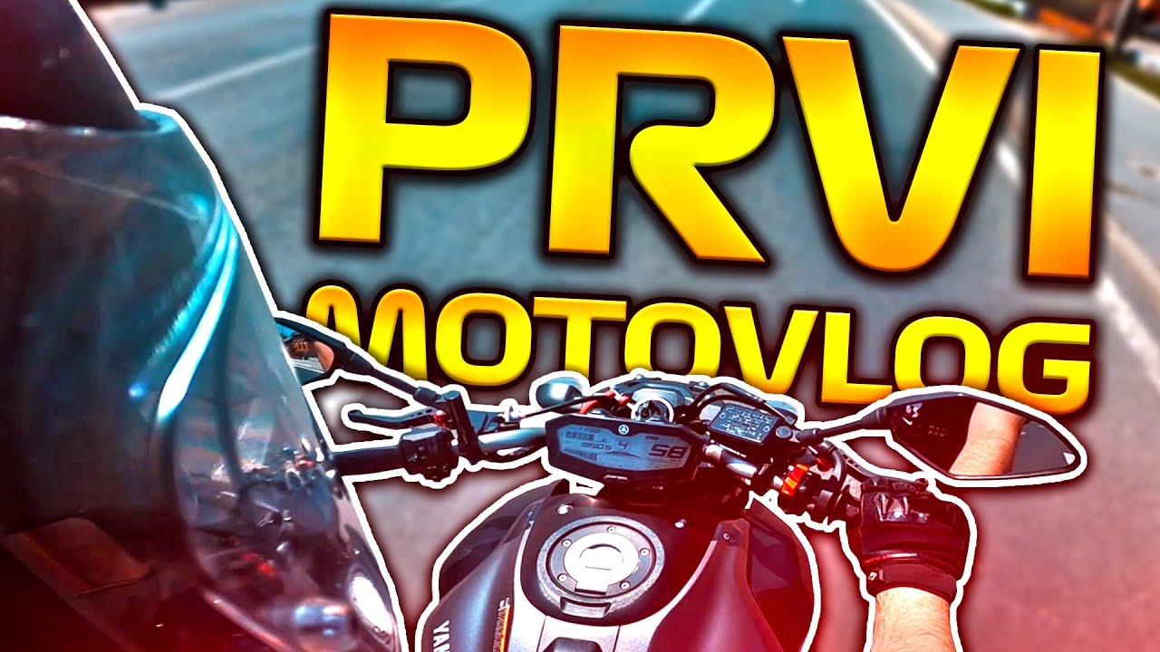 MOJ PRVI MOTOVLOG 😱