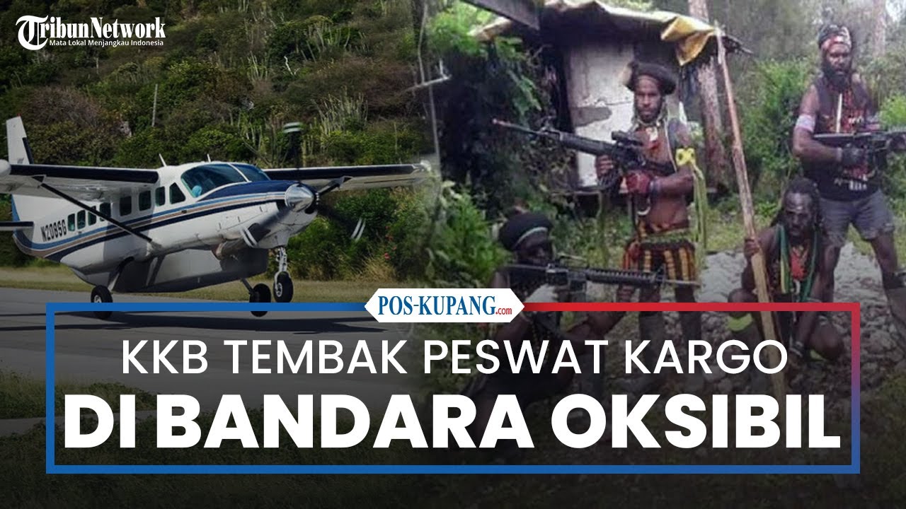 KKB Tembak Pesawat Kargo di Bandara Oksibil Pegunungan Bintang