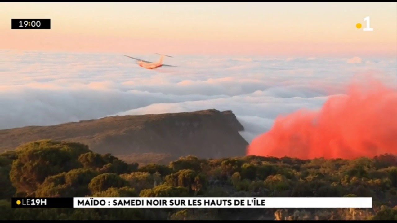 Bilan d'une journée de lutte contre le feu au Maïdo