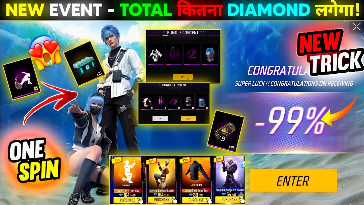 New Mystery Shop Free Fire Event Spin|Free Fire New Event |Ff New Evevnt |Free Fire New Events Today