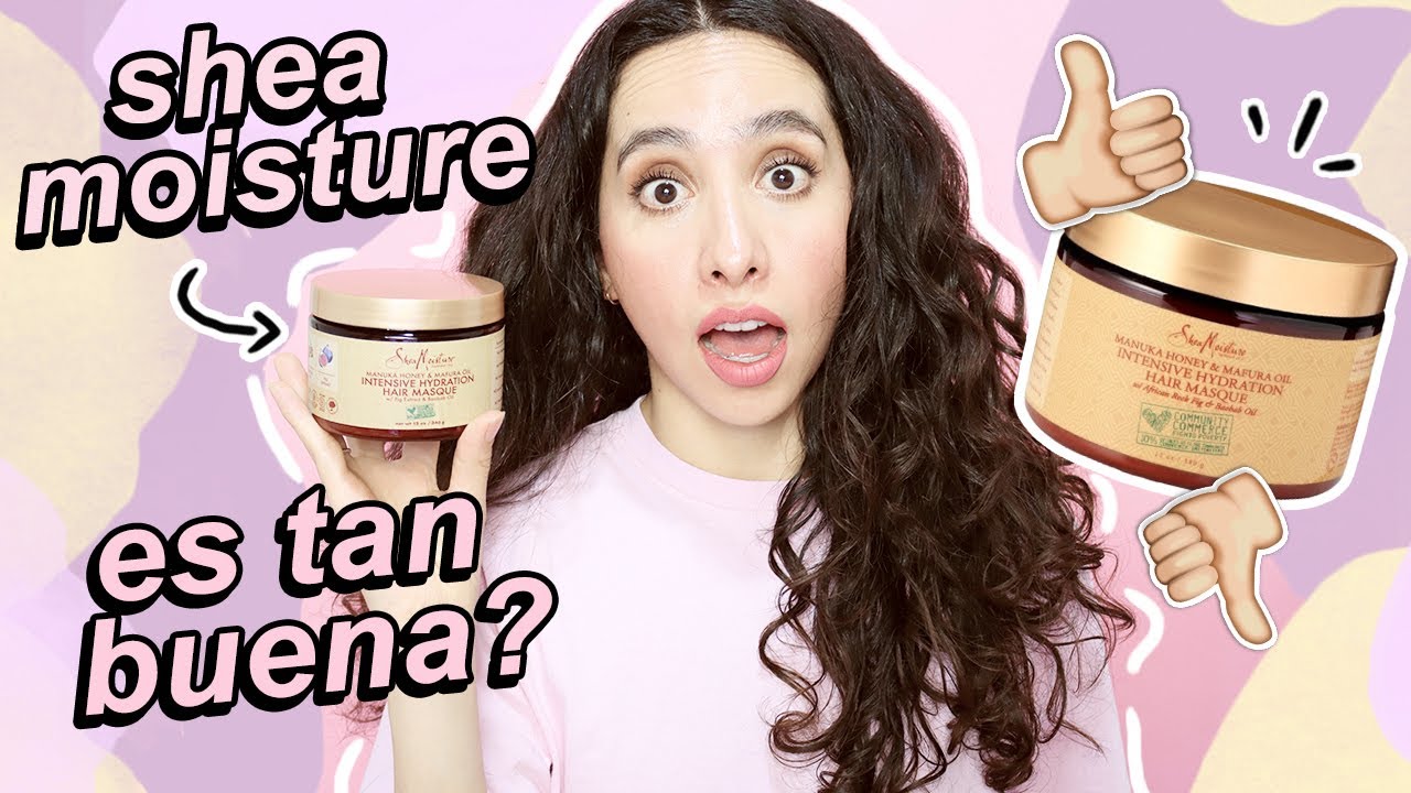 SHEA MOISTURE MANUKA HONEY ¿LA MEJOR MASCARILLA PARA RIZOS, CABELLO SECO Y DECOLORADO? 🤔