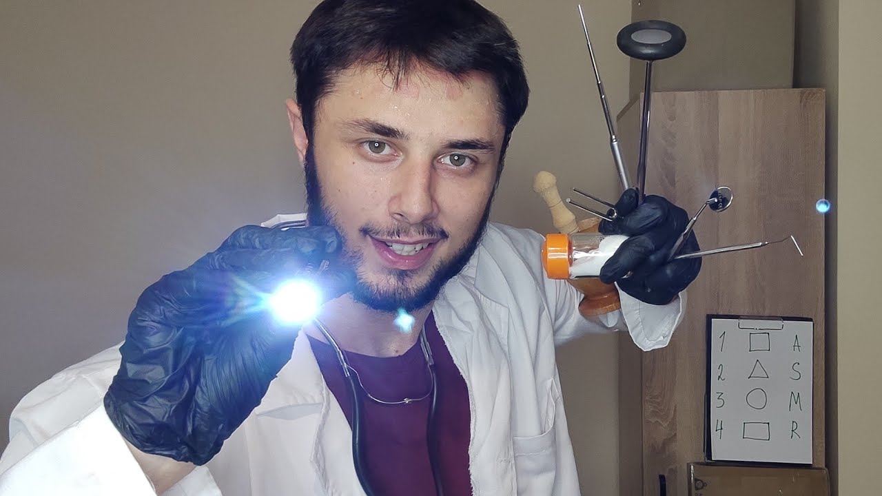ASMR Fastest Medical Exam Ever 2 (Cranial Nerve, Eye, Dental, Physical & Ear Exam)