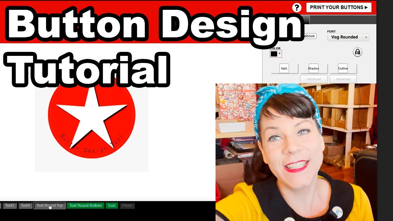 Button Design App | Watch Me Work | Button Design Tutorial