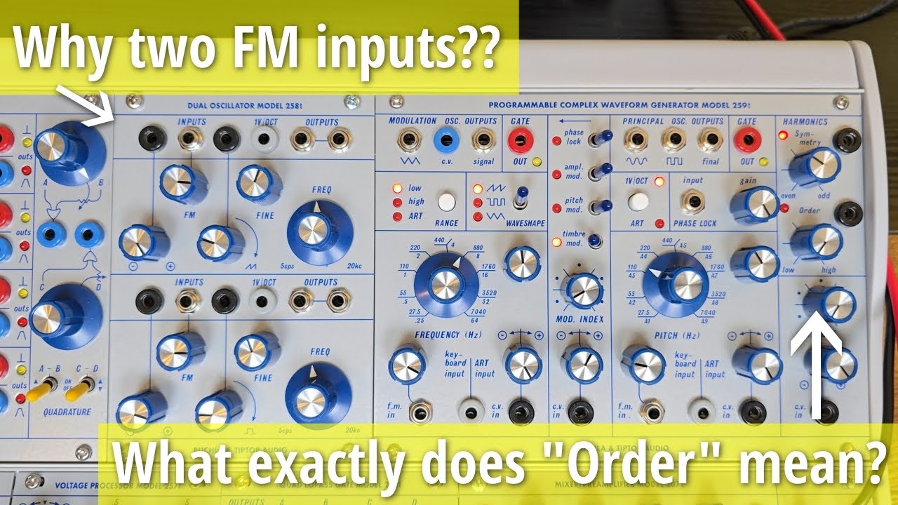The Magic of Buchla Oscillators: An Exhaustive Deep Dive on the 258t and the 259t
