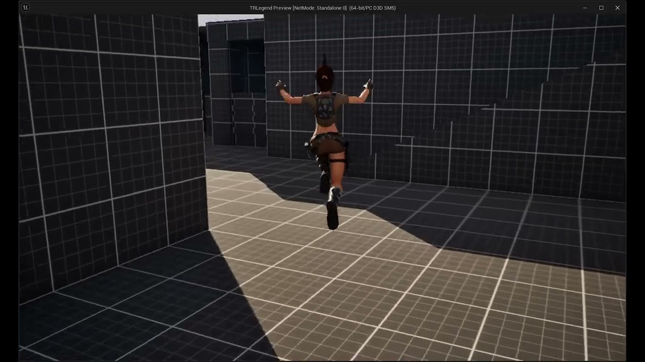 Tomb Raider Legend Reimagined in Unreal Engine 5 - Devlog 3 - Jumping