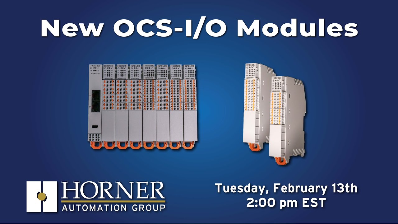 New OCS-I/O Modules