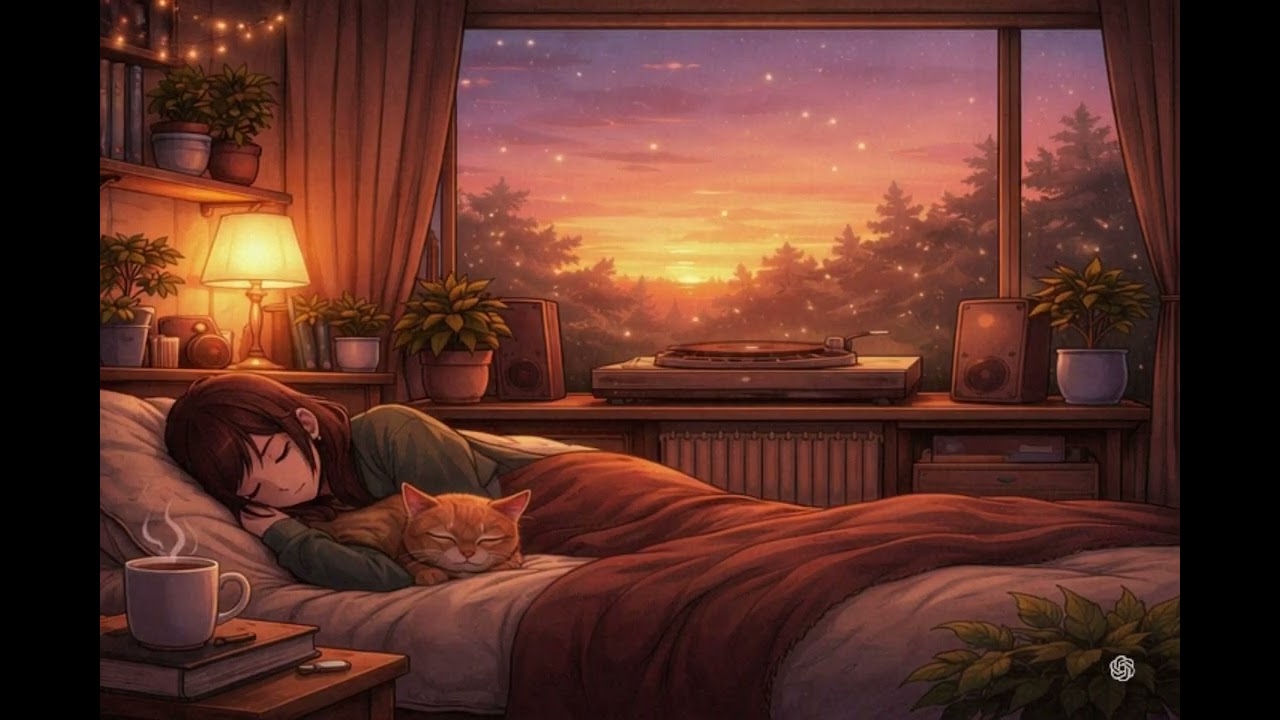 Relaxing Lofi Beats at Night – Calm Study & Sleep Music Chillmix