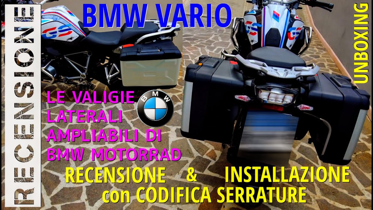 BMW VARIO -VALIGIE LATERALI -UNBOXING/RECENSIONE/INSTALLAZIONE
