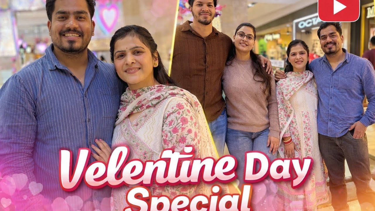 Celebrating Valentine Day with Patidev ❤️ #viral #trending #valentinesday #family #love #shorts 